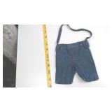 Novelty Denim Trouser-Style Shoulder Bag