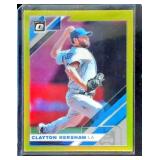 2019 Donruss Optic Gold Border Clayton Kershaw