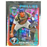2024 Topps Chrome LogoFractor J.T. Realmuto