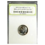 1981-P Roosevelt Dime