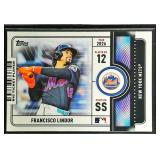 2026 Topps Big Ticket Players Francisco Lindor