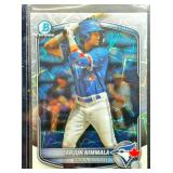 2025 Bowman Chrome u Velocity Aajun Nimmala