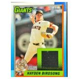 2025 Topps Player Worn Patch Hayden Birdsong