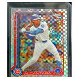 2025 Topps Chrome X-Fractor RC Kevin Alcantara
