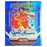 2023 Prizm Draft Picks Auto John Lucas 33/125