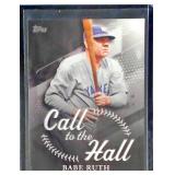2025 Topps Call to the Hall Babe Ruth