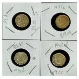 4 Silver Dimes