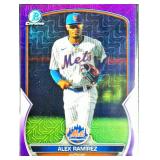 2023 Bowman Chrome Ppurple MoJo Alex Ramirez...