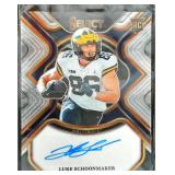 2023 Select Draft Picks Luke Schoonmaker Auto