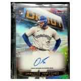 2025Topps Finnest Auto Debut Orelvis Martinez