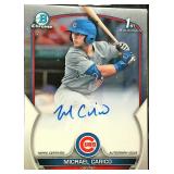 2023 Bowman Chrome 1st Auto Michael Carico