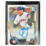 2016 Bowman Chrome Auto Joe Musgrove