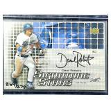 2003 Upperdeck Signature Stars Dave Roberts...