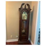Howard Miller Grandfather Clock-82”Hx21”Lx 11.5”D (Buyer Responsible for Loading)