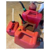 Group of Gas Cans