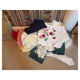 Assorted Napkins, Dollies, Misc