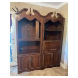 Pair of Entertainment Centers-82”Hx32”Wx18”D