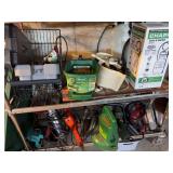 Contents of 2 Shelves - assorted power tools and misc