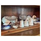 Contents of 1 Shelf - Assorted Glassware and Dishes