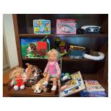 Assorted Toys, Books, Dolls, and Lunchbox