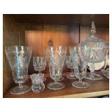 Contents of 1 Shelf - Assorted Glassware
