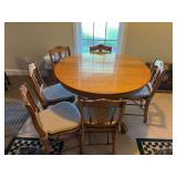 Kitchen Table (40.5”Wx30.5H) with Six Chairs