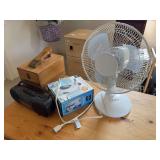 Portable Steamer, Radio, Fan, Show Shine Box