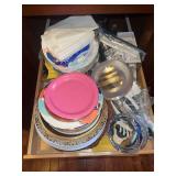 Contents of Cabinet and Drawers