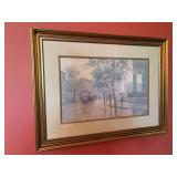 “Main Street Trolley” by Paul Sawyier - 29” x 23”