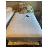 Ease Twin Size Adjustable Bed w/ Remote-Missing Power Cord (Mattress Included to Buyer at No Additional Cost)