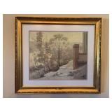 “View from the Arsenal” by Paul Sawyier - 35”W x 31”H