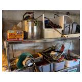 Contents of 2 Shelves - assorted tools and hardware