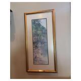 “Kids in the Creek” by Paul Sawyier - 13.5”x26.5”