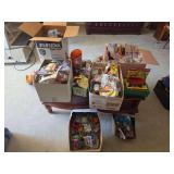 Large Assortment of McDonalds Happy Meal Toys and Other Children's Toys