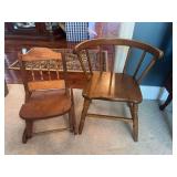 Pair of Children’s Chairs-Approximately 20” Tall