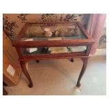 Glass Display Table - 23”H x 23”W x 18”D - contents NOT included