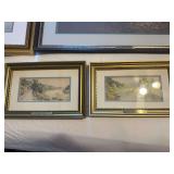 Framed Paul Sawyer Prints-Various Sizes (5)