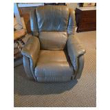 Leather Laz E Boy Swivel and Rocking Recliner