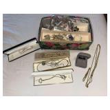 Assorted Costume Jewelry (Cart Included)