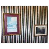 Pair of Framed Paul Sawyiers - 19”W x 25”H & 21”W x 16”H