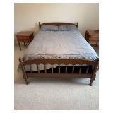Full Size Bed-Mattress, Box Spring and Bedding Given to Buyer at No Additional Cost