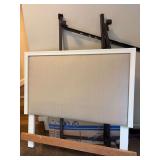 Bed Frame with Cushioned Headboard - Full Size