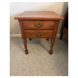 Potomac Solid Cherry Bedside Table-20”Lx20”Wx23”H