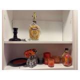 Candles, decor, lamp, misc