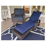 Patio Lounger and Chair