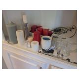 Assorted Candles and Stands