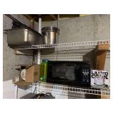 Microwave, Soymilk Maker, Beverage Dispenser, Mortar & Pestle Set, and Assorted Roasting Pans