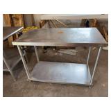 Stainless Steel Table - 48”W x 24”D x 34”H