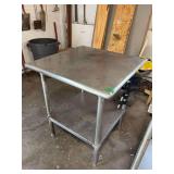 Stainless Steel Table - 30”sq x 36”H