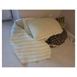 Assorted Bedding - Pillows, Comforter, Etc